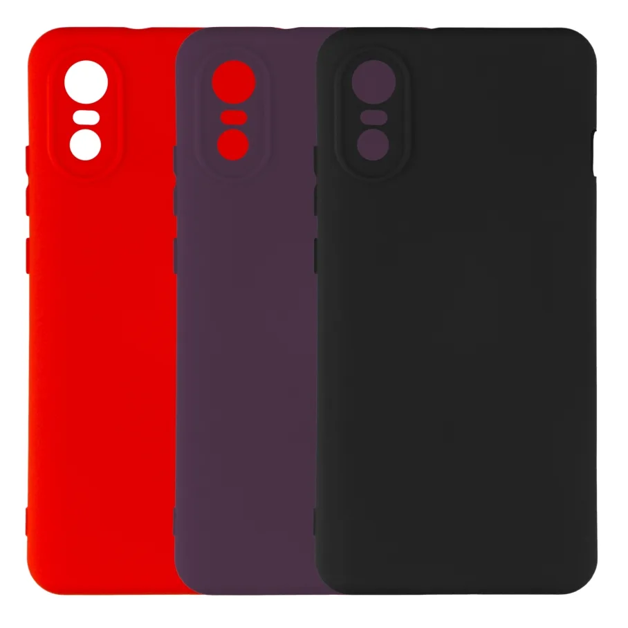 Чохол Silicone Cover Full Camera (A) для ZTE Blade A31 34.Purple