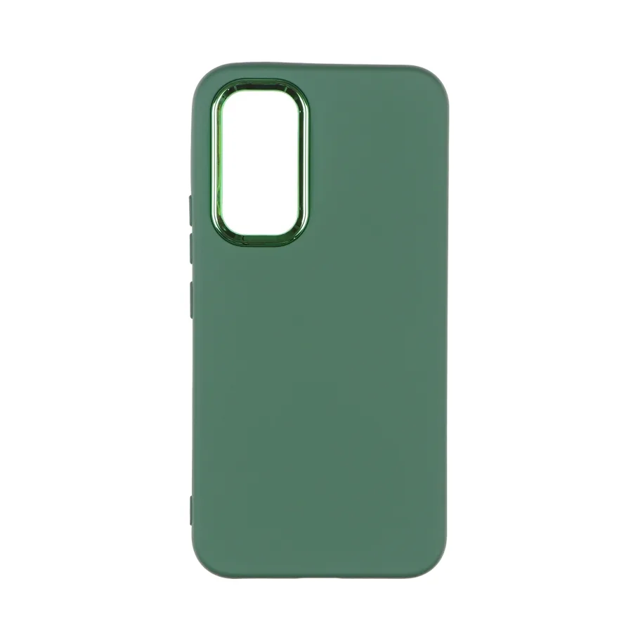 Чохол Silicone Cover Metal frame (AA) для Samsung Galaxy A54 5G (A546) 45.Army Green