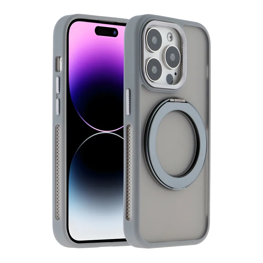 Чохол TPU+PC Mag 360 Spin Case для iPhone 14 Pro Max Grey