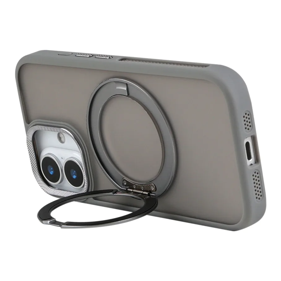 Чохол TPU+PC Mag 360 Spin Case для iPhone 16 Grey
