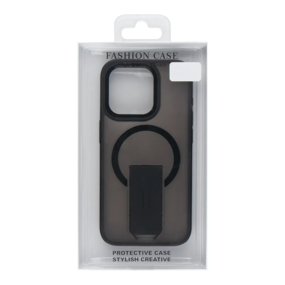 Чохол TPU+PC FlexGuard Magnetic Ring Stand для iPhone 12 Pro Max Black