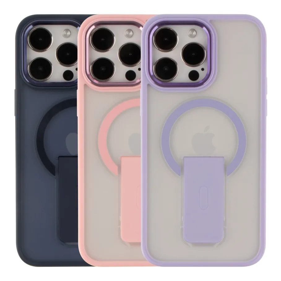 Чохол TPU+PC FlexGuard Magnetic Ring Stand для iPhone 14 Pro Max Purple