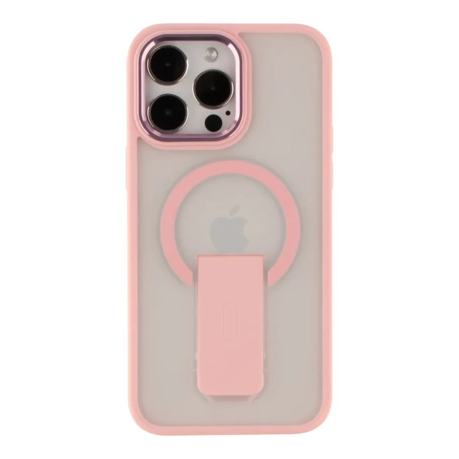 Чохол TPU+PC FlexGuard Magnetic Ring Stand для iPhone 14 Pro Max Pink