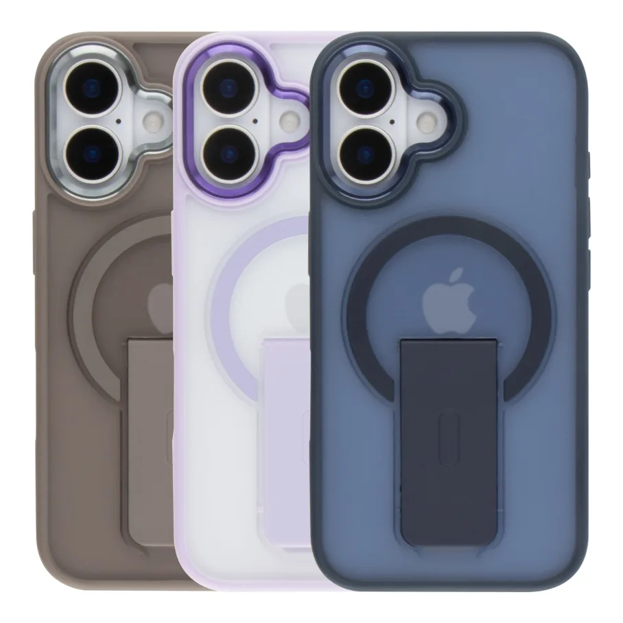 Чохол TPU+PC FlexGuard Magnetic Ring Stand для iPhone 16 Purple