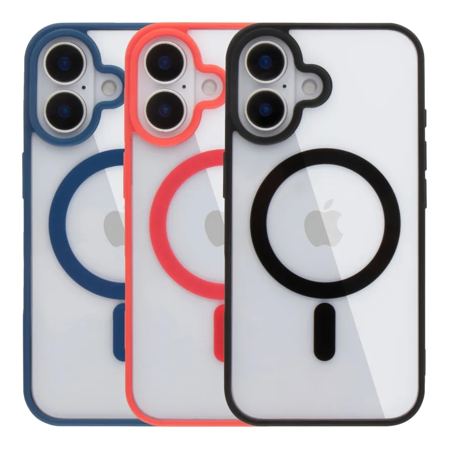 Чохол NEW TPU Color with Magsafe для iPhone 16 Sierra Blue