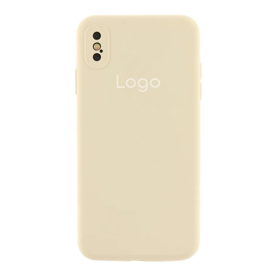 Чохол Silicone Case Full Size with Frame для iPhone Xs Max 11.Antique White