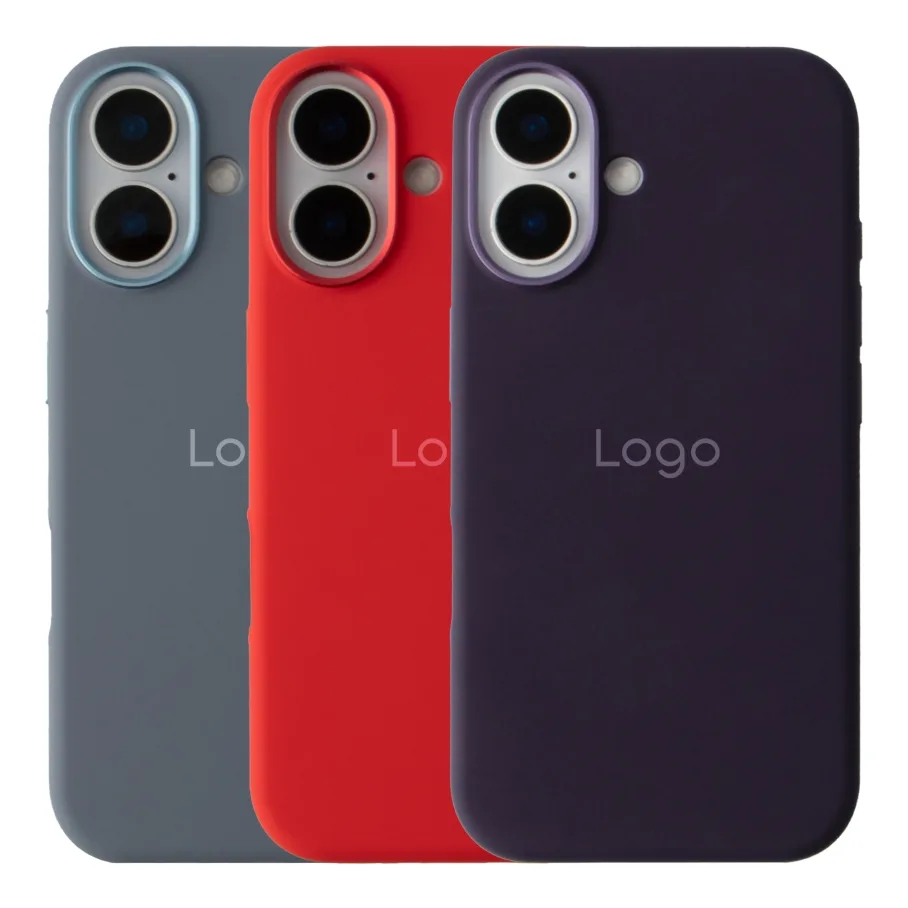 Чохол Silicone Case Metal Buttons (AA) для iPhone 16 Purple