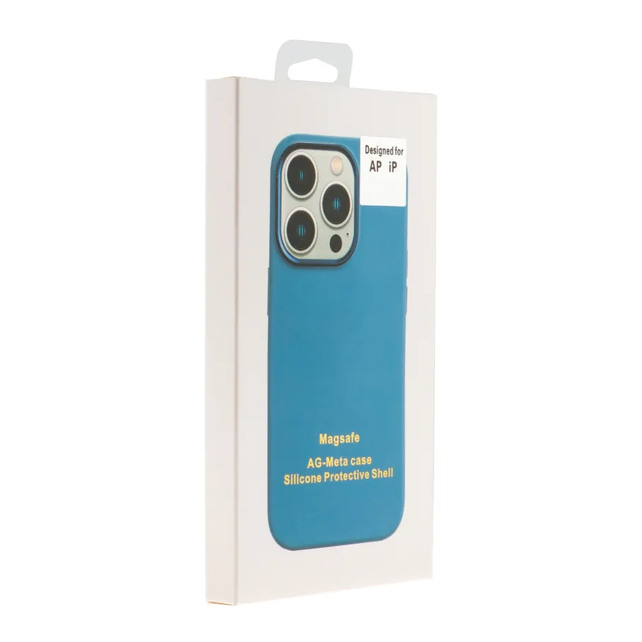 Чохол Silicone Case Metal Buttons (AA) для iPhone 16 Midnight Blue