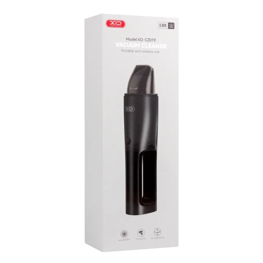 Автомобільний Пилосос XO CZ019 5000mAh/80W Чорний