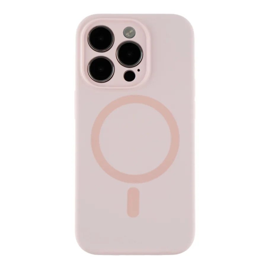Чохол Glow Silicone Case Full Camera with Magsafe для iPhone 14 Pro Max Pink
