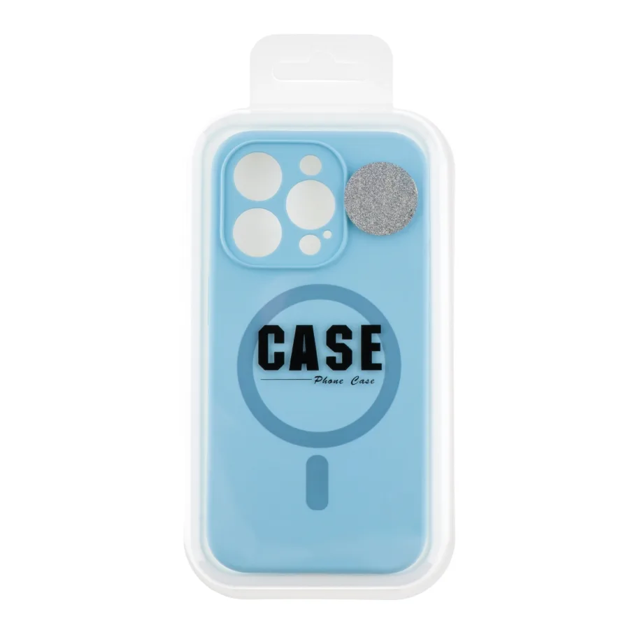 Чохол Glow Silicone Case Full Camera with Magsafe для iPhone 14 Pro Max Blue
