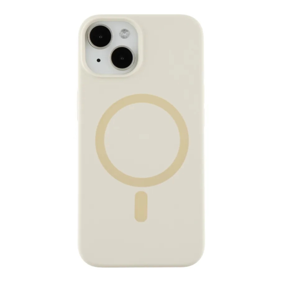 Чохол Glow Silicone Case with Magsafe для iPhone 14 Antique white