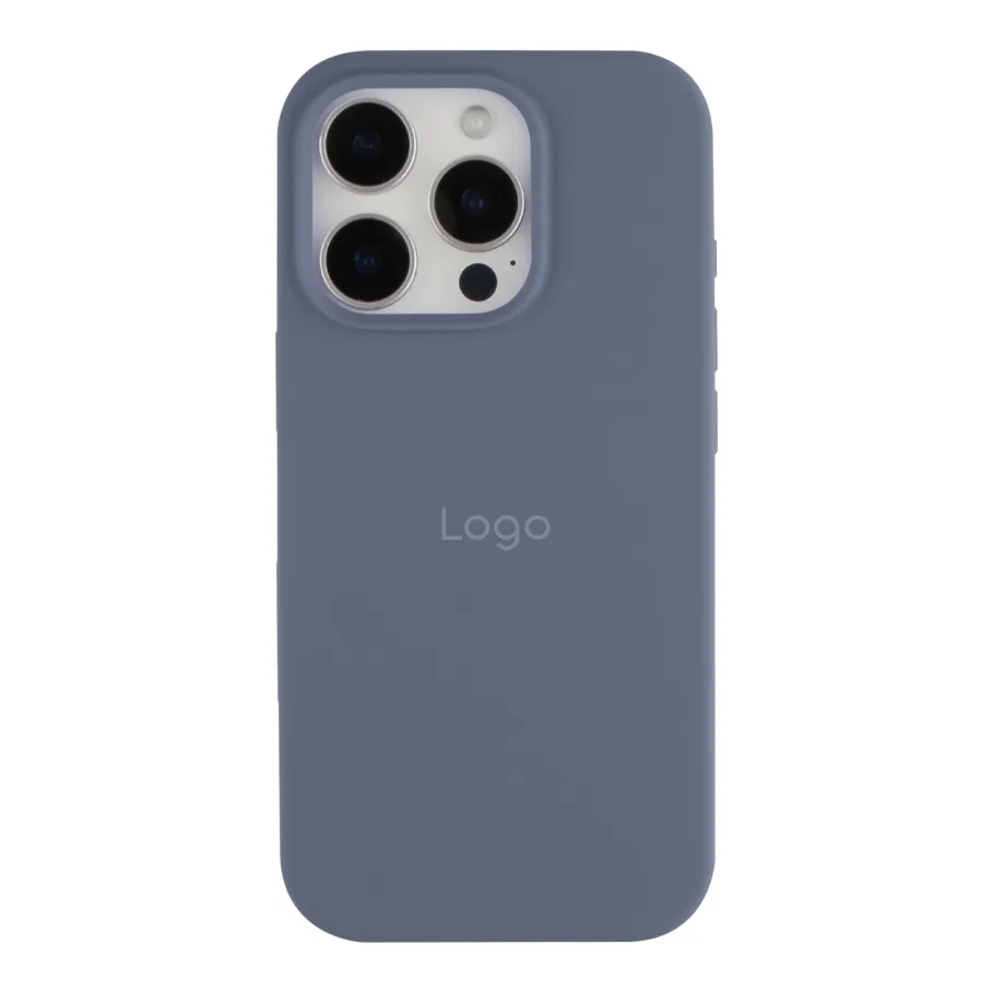 Чохол Silicone Case Full Size (AA) для iPhone 16 Pro 28.Lavender Grey