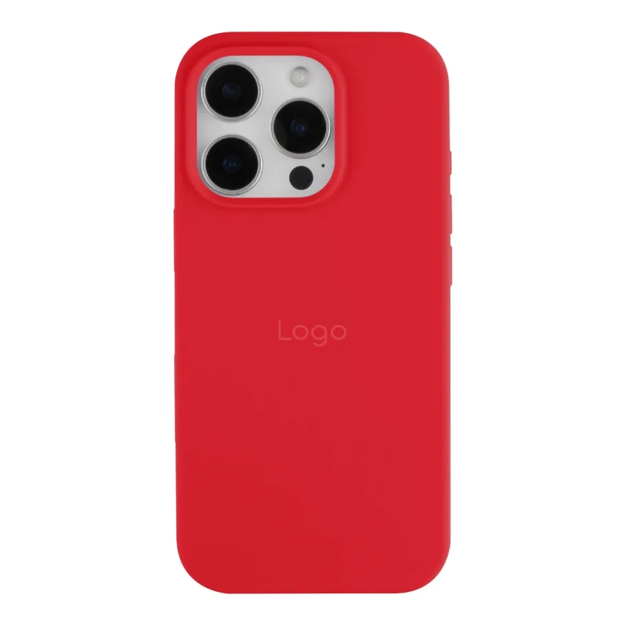 Чохол Silicone Case Full Size (AA) для iPhone 16 Pro 14.Red