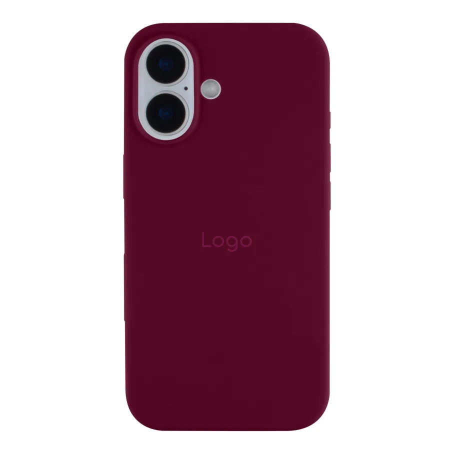 Чохол Silicone Case Full Size (AA) для iPhone 16 42.Maroon