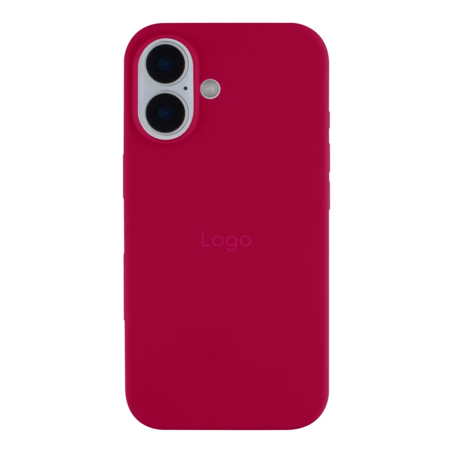 Чохол Silicone Case Full Size (AA) для iPhone 16 37.Rose Red