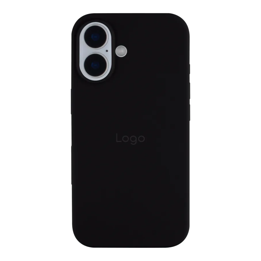 Чохол Silicone Case Full Size (AA) для iPhone 16 18.Black