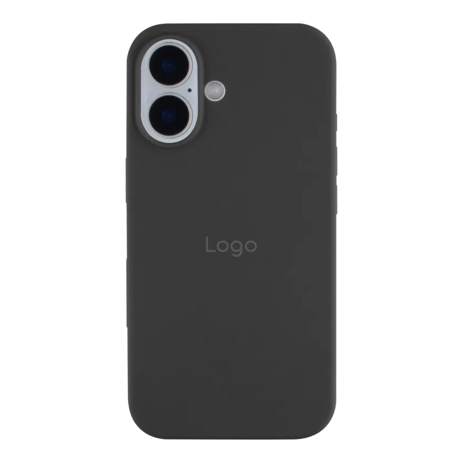 Чохол Silicone Case Full Size (AA) для iPhone 16 15.Dark Grey