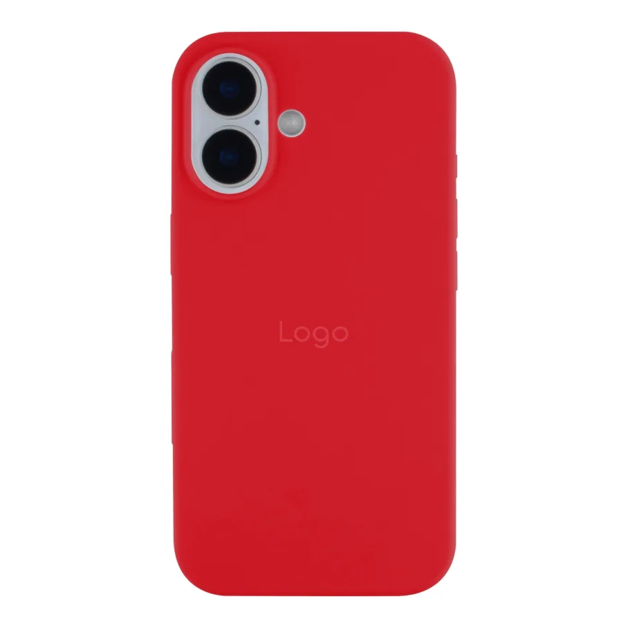 Чохол Silicone Case Full Size (AA) для iPhone 16 14.Red
