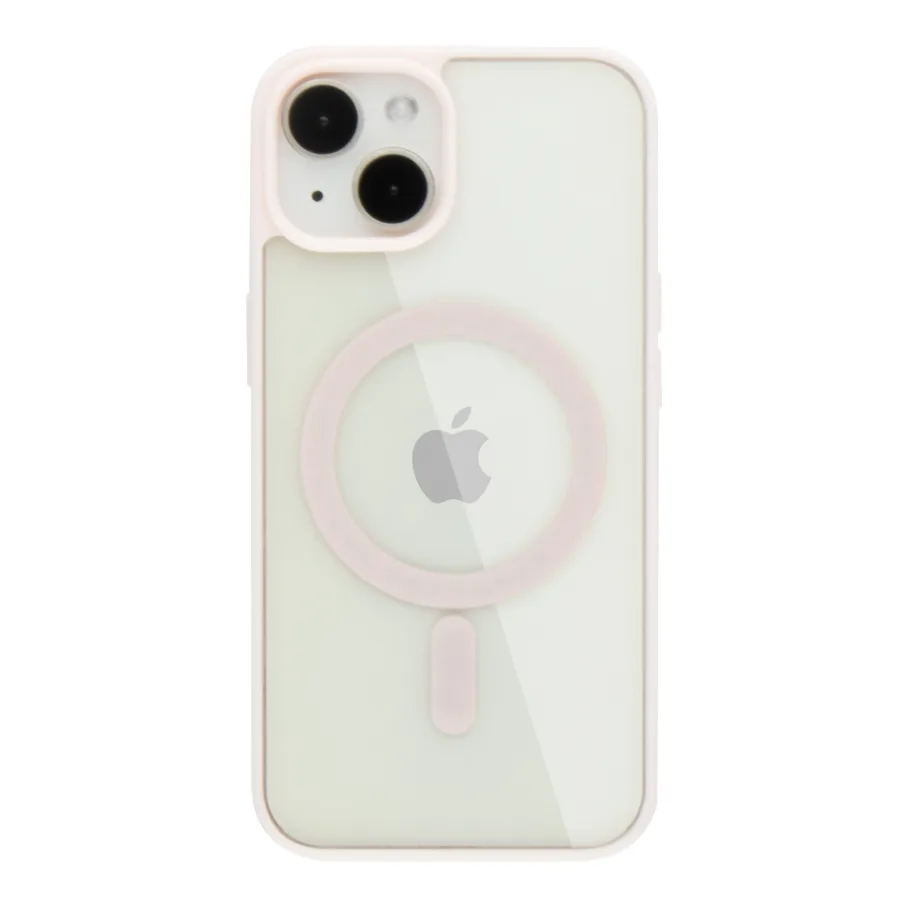 Чохол NEW TPU Color with Magsafe для iPhone 14 Pink