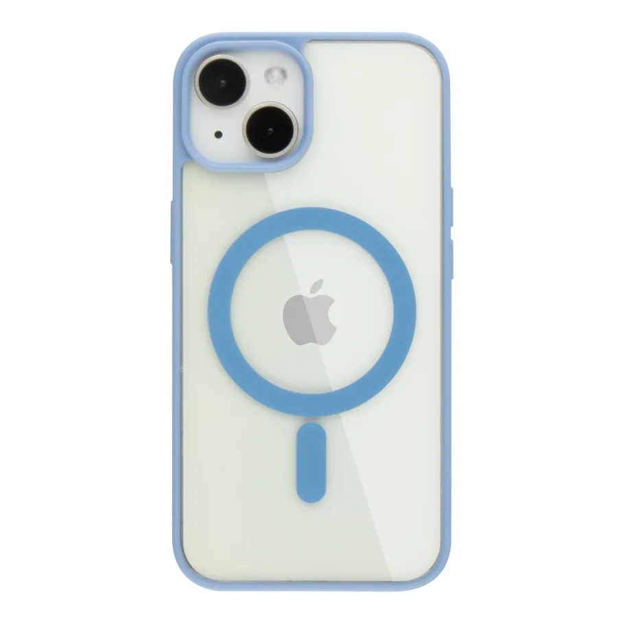 Чохол NEW TPU Color with Magsafe для iPhone 14 Sierra Blue