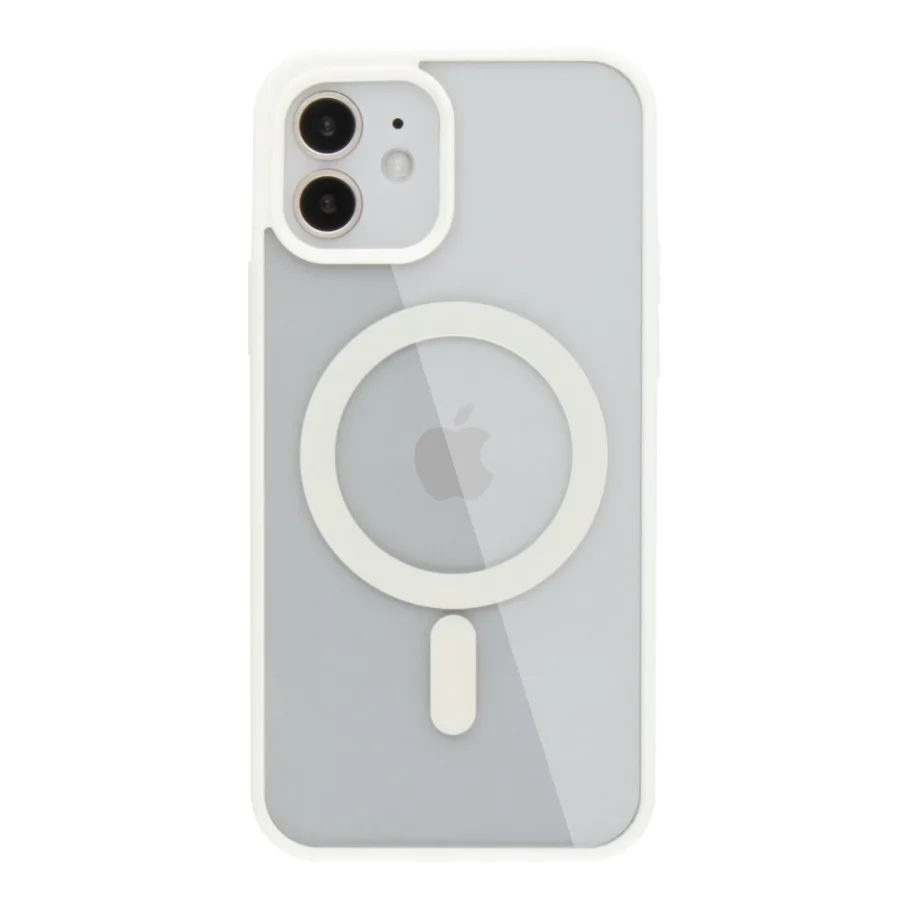 Чохол NEW TPU Color with Magsafe для iPhone 12/12 Pro White