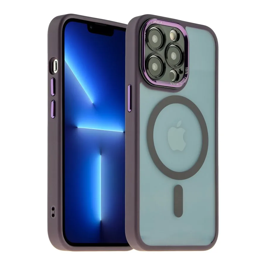 Чохол TPU+PC+Metal Calais with MagSafe для iPhone 13 Pro Max Green