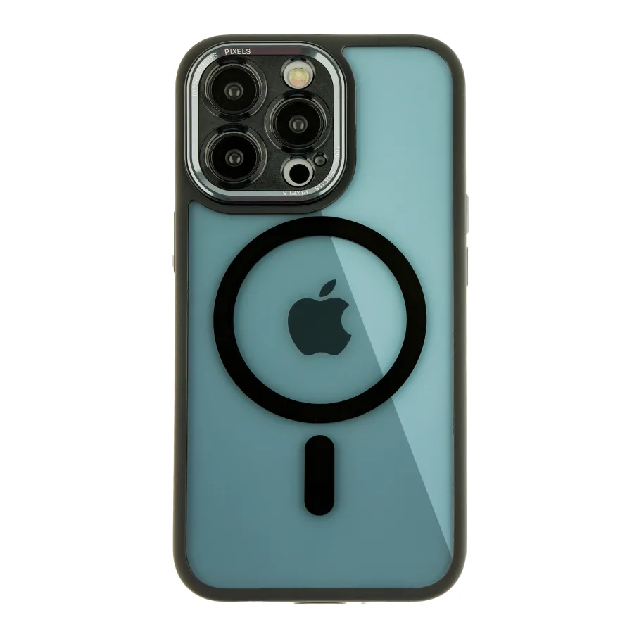 Чохол TPU+PC+Metal Calais with MagSafe для iPhone 13 Pro Max Black