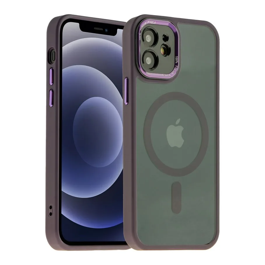 Чохол TPU+PC+Metal Calais with MagSafe для iPhone 12 Green