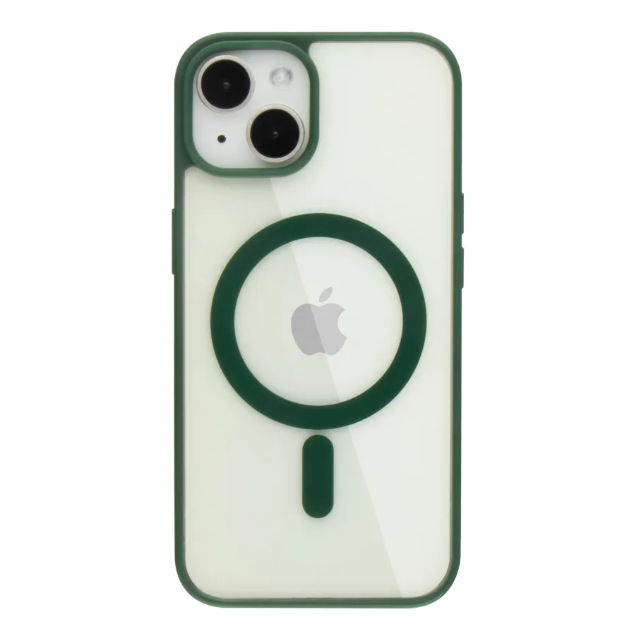 Чохол NEW TPU Color with Magsafe для iPhone 15 Forest Green