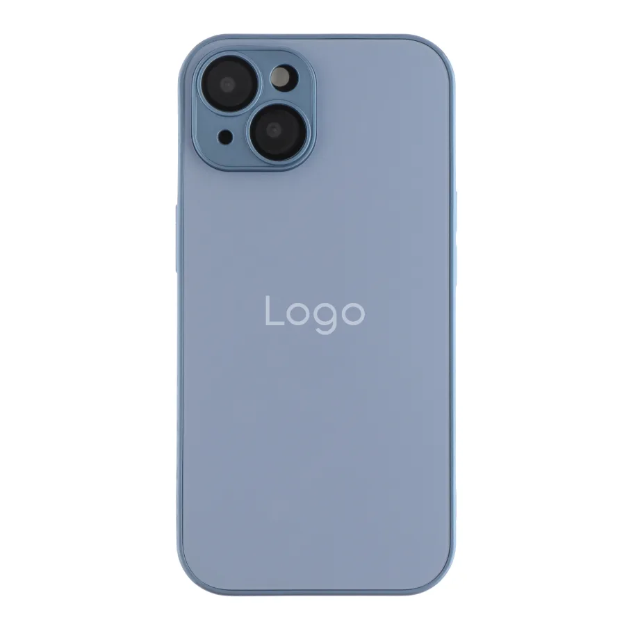 Чохол AG-Glass Matte Camera Lens with Magsafe для iPhone 15 Sierra Blue
