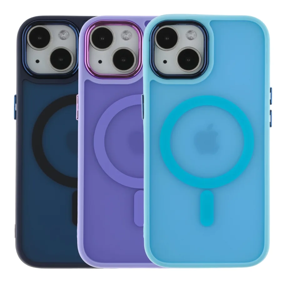 Чохол TPU+PC Space Magnetic Color with Magsafe для iPhone 15 Pink