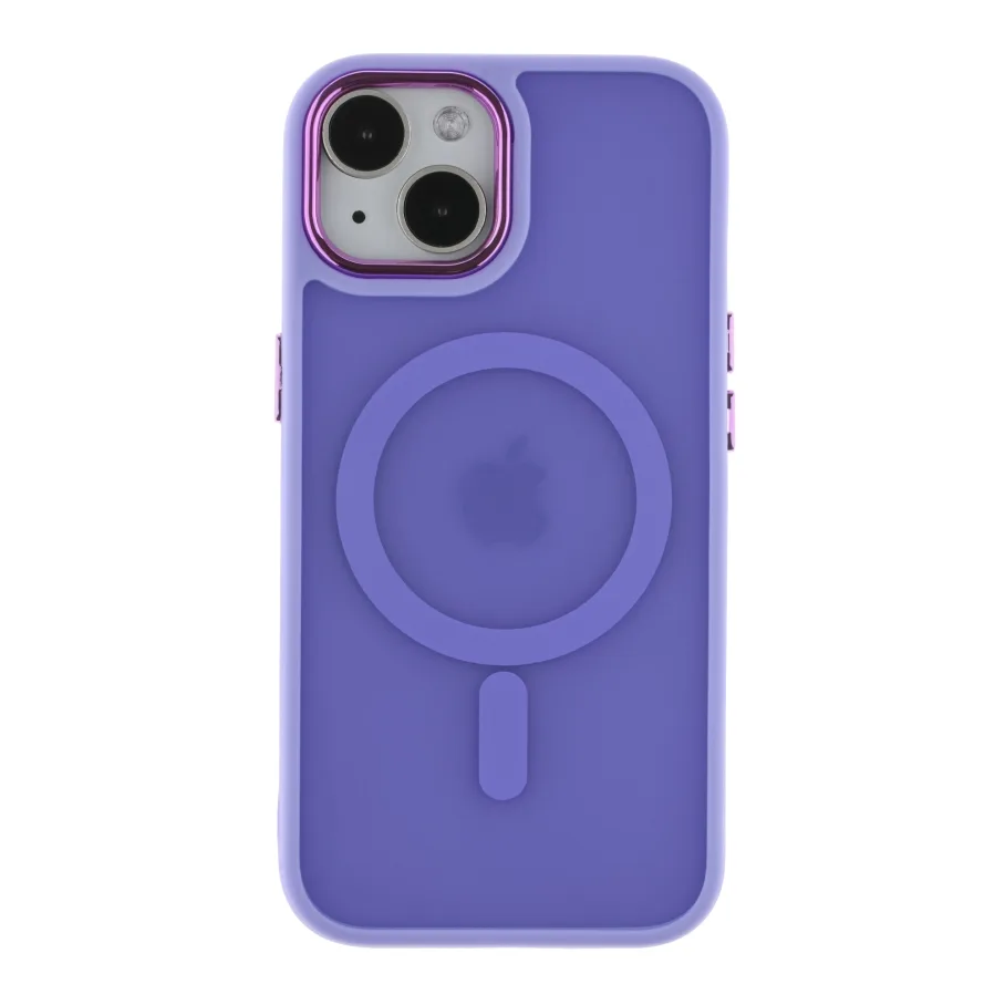Чохол TPU+PC Space Magnetic Color with Magsafe для iPhone 15 Purple