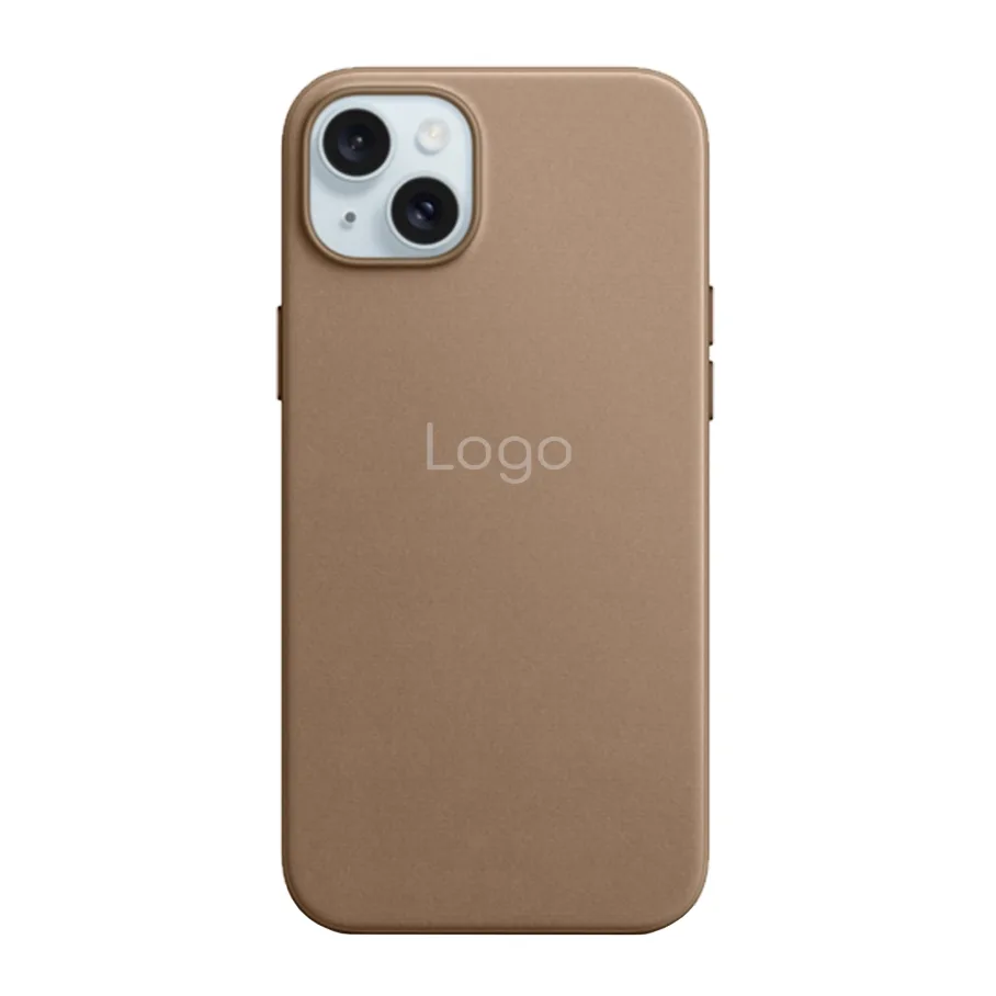 Чохол FineWoven Case with MagSafe для iPhone 15 Taupe