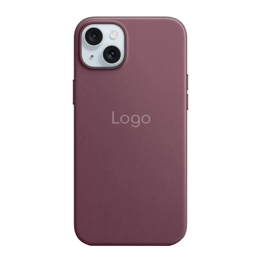 Чохол FineWoven Case with MagSafe для iPhone 15 Mulberry