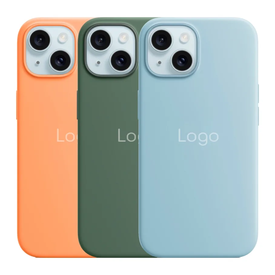 Чохол Silicone Case with MagSafe для iPhone 15 Plus Guava