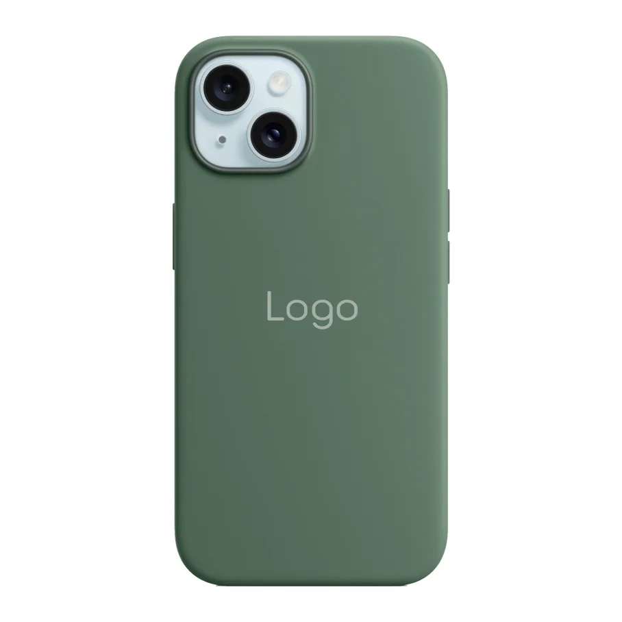 Чохол Silicone Case with MagSafe для iPhone 15 Cypress