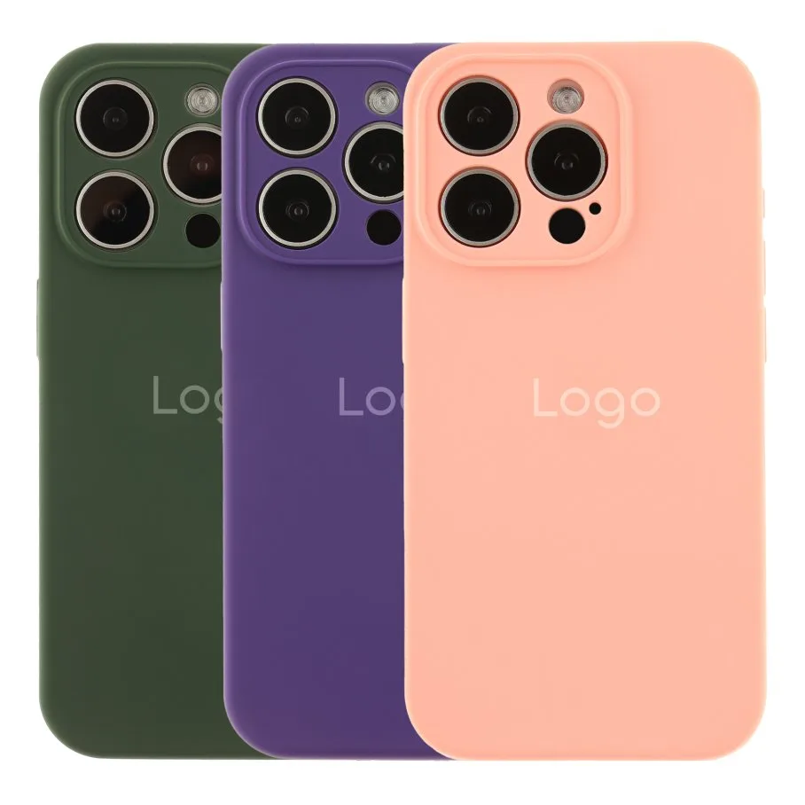 Чохол Silicone Case Full Size with Frame для iPhone 15 Pro Max 40.Shiny Green