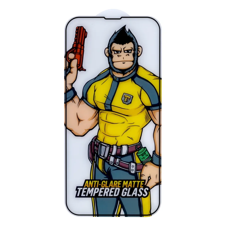 Захисне скло Type Gorilla 0.33 мм 2.5D HD Anti-Glare/Static NPT9 для iPhone 13 Pro Max/14 Plus Чорний