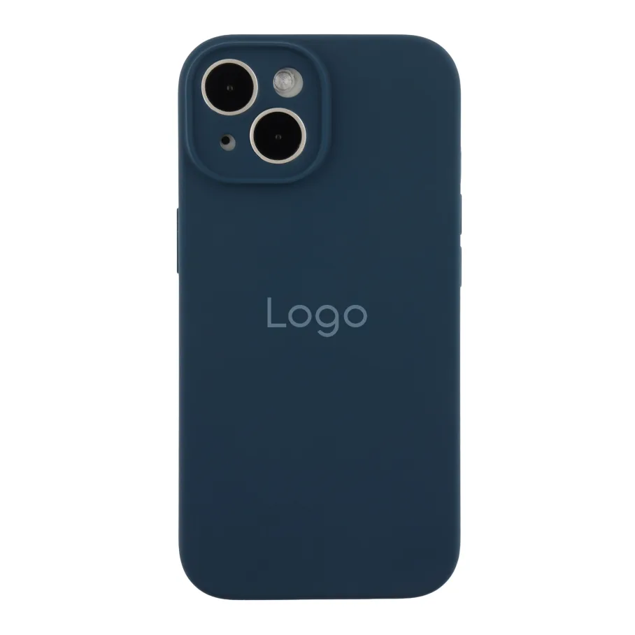 Чохол Silicone Case Full Size with Frame для iPhone 15 46.Cosmos Blue