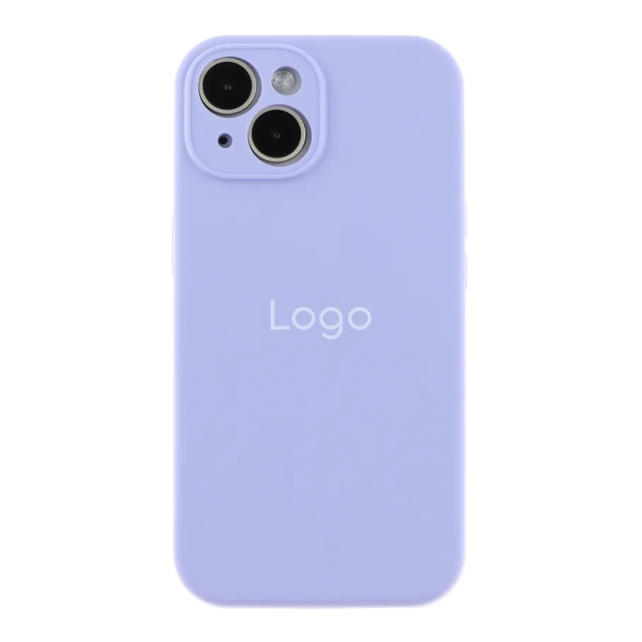 Чохол Silicone Case Full Size with Frame для iPhone 15 39.Elegant Purple