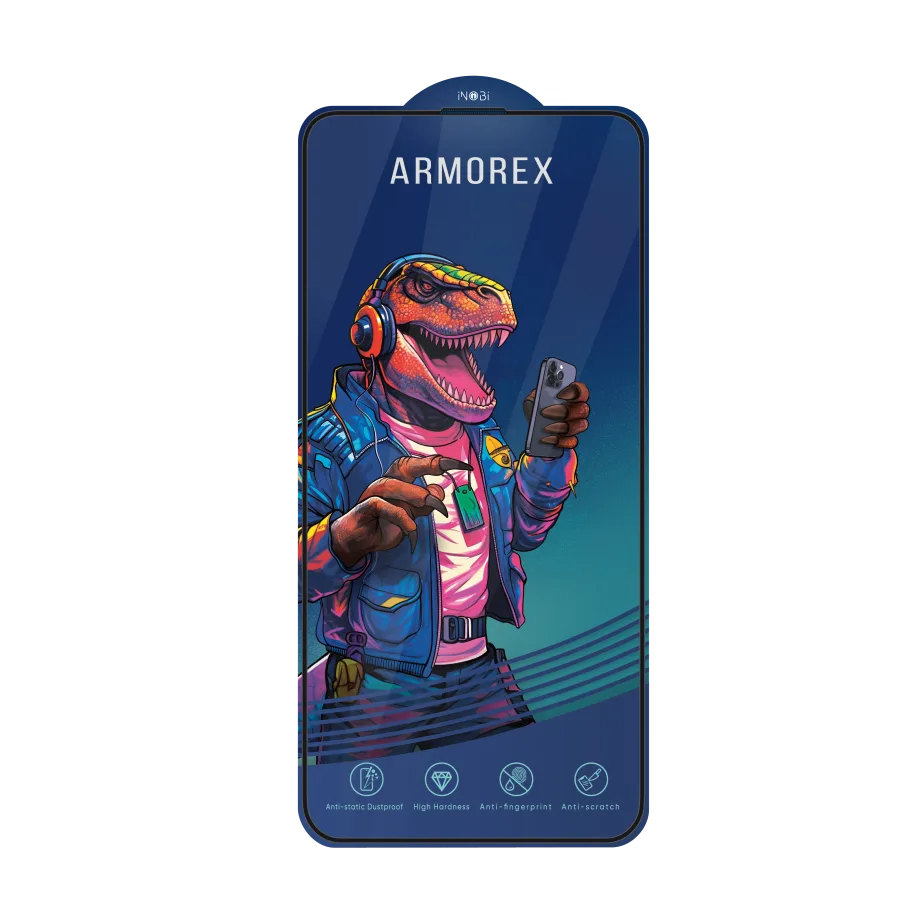 Захисне скло ARMOREX 5D High-Alum AntiDust for iPhone 17 Air Чорний