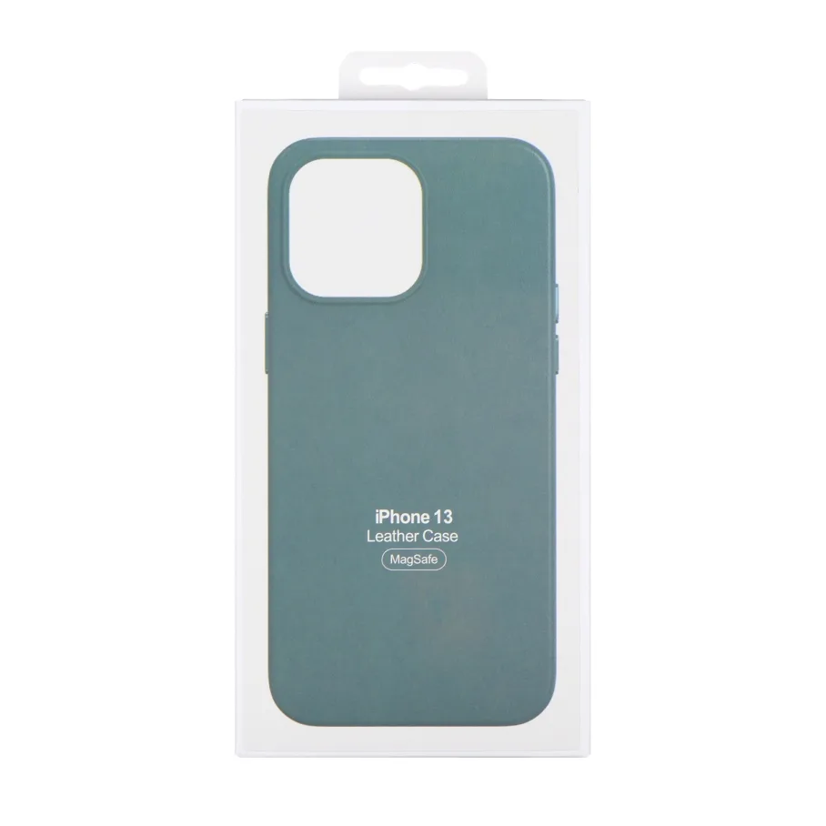 Чохол Leather Case with MagSafe для iPhone 15 Indigo Blue