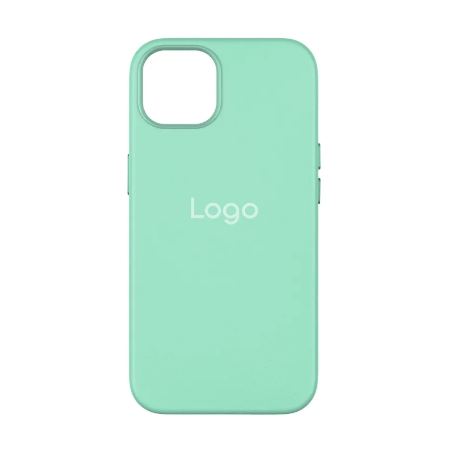 Чохол Leather Case with MagSafe для iPhone 14 Ice Sea Blue