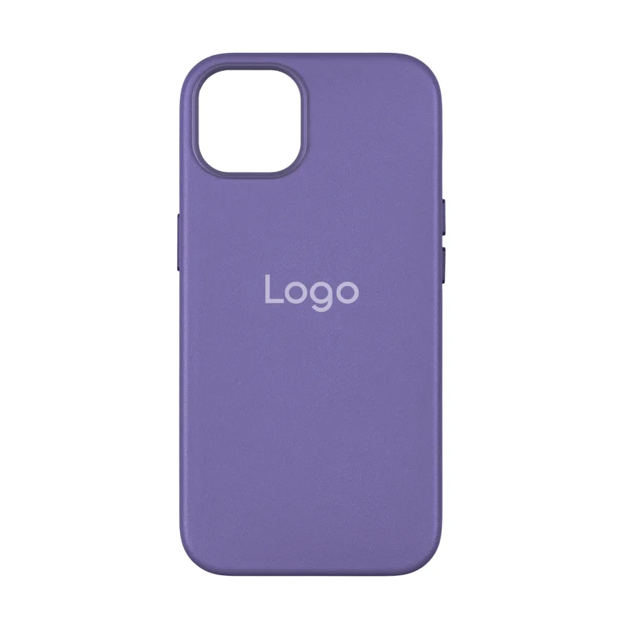 Чохол Leather Case with MagSafe для iPhone 14 Pro Max Wisteria