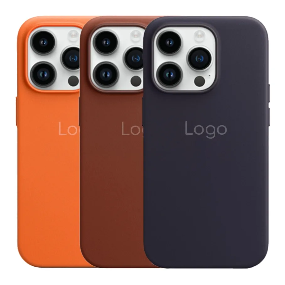 Чохол Leather Case with MagSafe для iPhone 14 Pro Max Wisteria