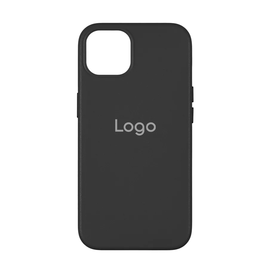 Чохол Leather Case with MagSafe для iPhone 14 Pro Max Black