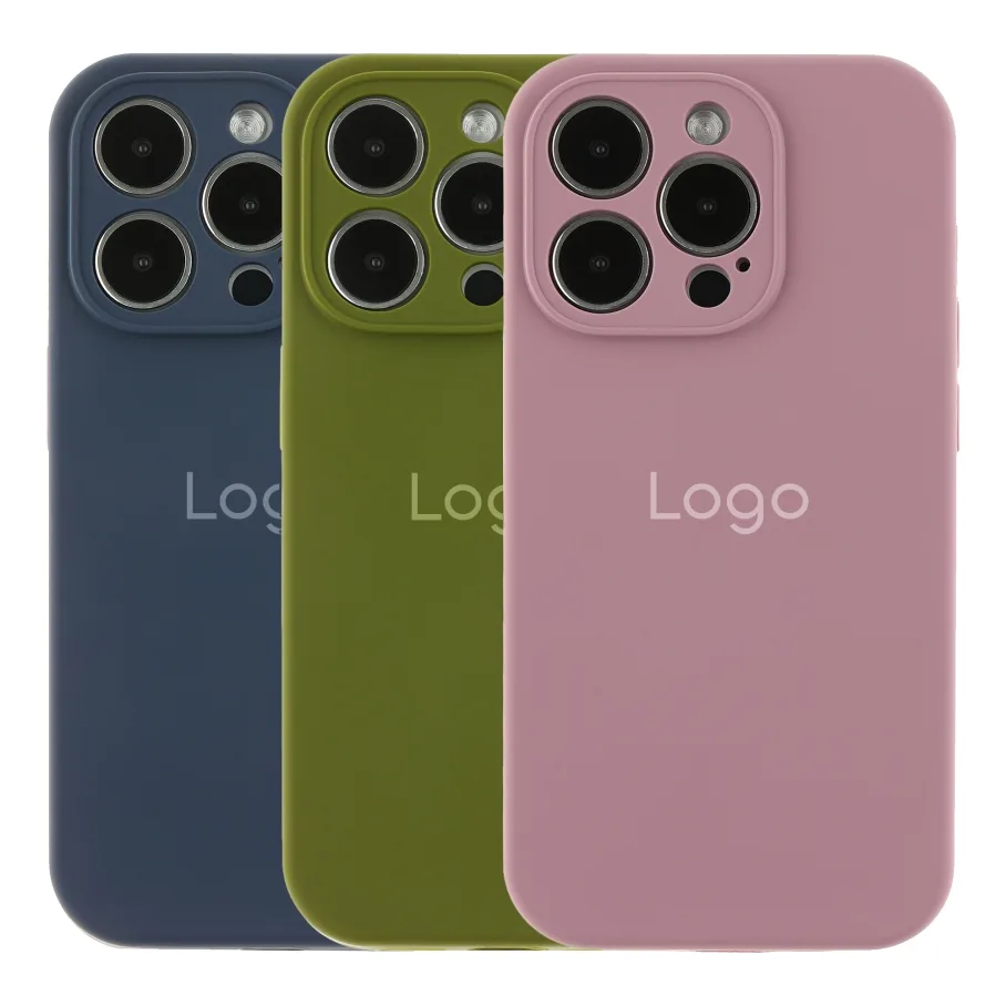 Чохол Silicone Case Full Size with Frame для iPhone 14 Pro 45.Army Green