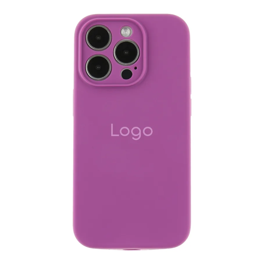 Чохол Silicone Case Full Size with Frame для iPhone 14 Pro Max 43.Grape