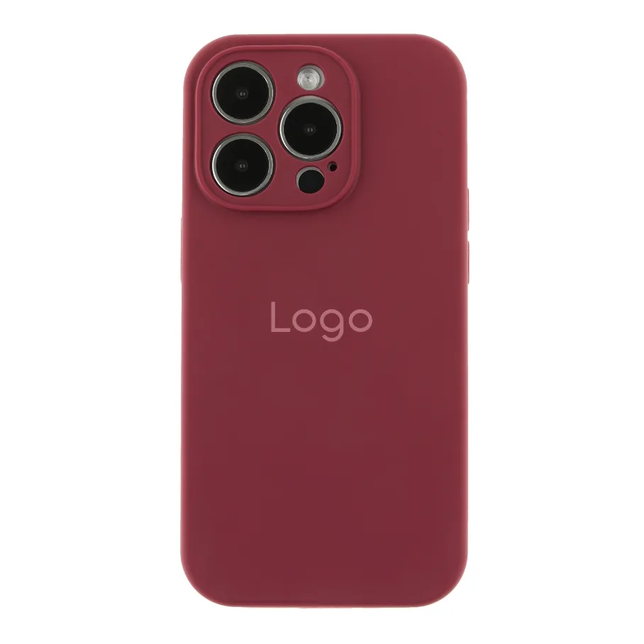 Чохол Silicone Case Full Size with Frame для iPhone 14 Pro Max 73.Plum